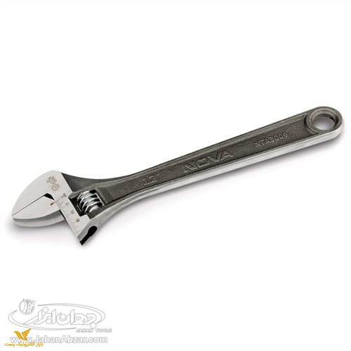 آچار فرانسه مشکی 12 اینچ نووا مدل NTA3009