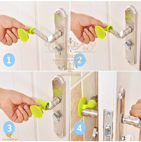 آویز چند کاره و ضربه گیر درب  پک6عددی