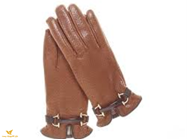 دستکش تمام چر آستر کرک دار زنانه و مردانه