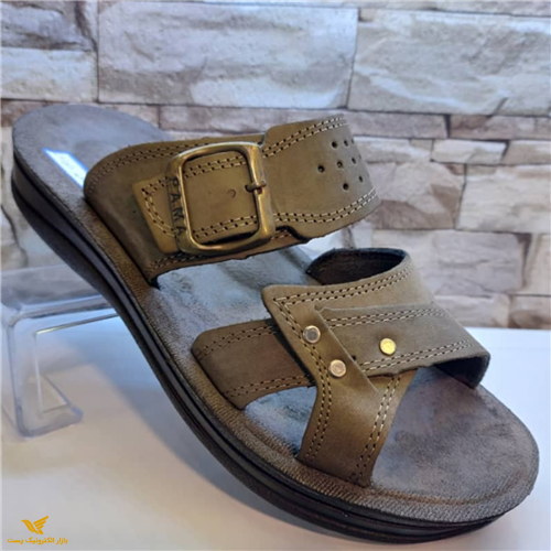 صندل چرم طبیعی مردانه مدل آراز فیلی