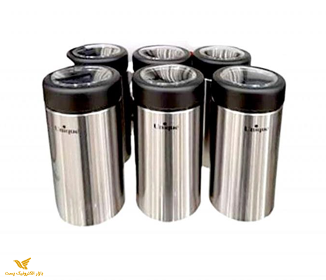 ادویه 6 عددی استیل یونیک مدل 4490