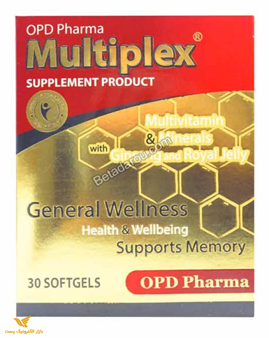 کپسول مولتی پلکس او پی دی فارما بسته 30 عددی