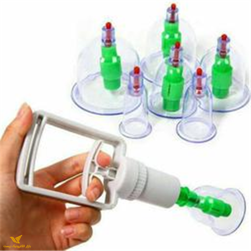 دستگاه بادکش و حجامت بدن جعبه سبز شش لیوان