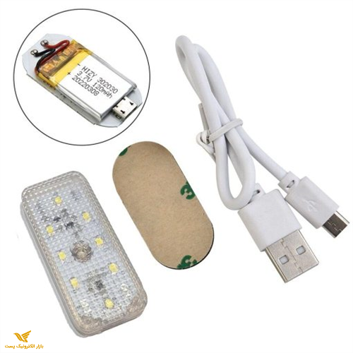 چراغ لمسی و شارژی چندمنظوره طرح LED
