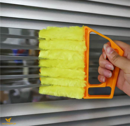 برس نظافت دسته دار شش لایه مدل کرکره ای