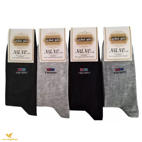 جوراب مردانه ساقدار بسته 4 عددی