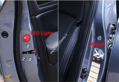 چراغ خطر و هشدار دهنده درب فلش زن خودرو پک دو عددی