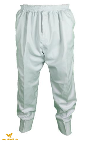 شلوار زندانبافت سفید