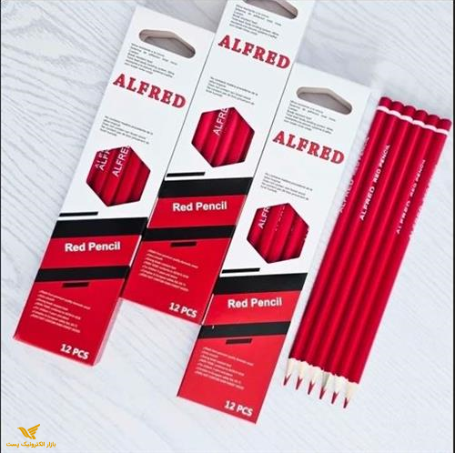مداد قرمز آلفرد سه گوش