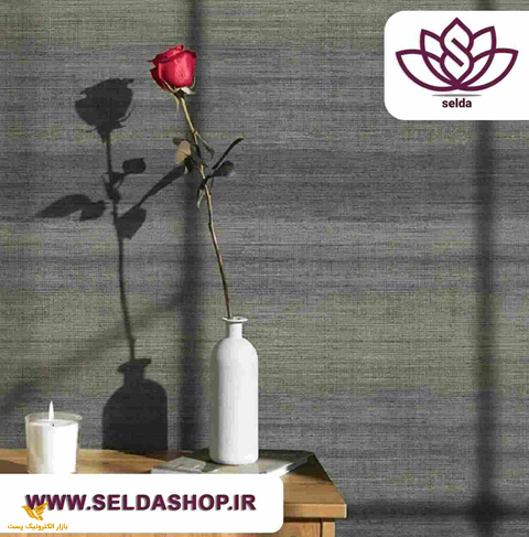 کاغذ دیواری طرح بافت مشکی کد:10098