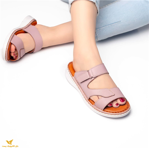 صندل طبی چرم طبیعی زنانه مدل M3