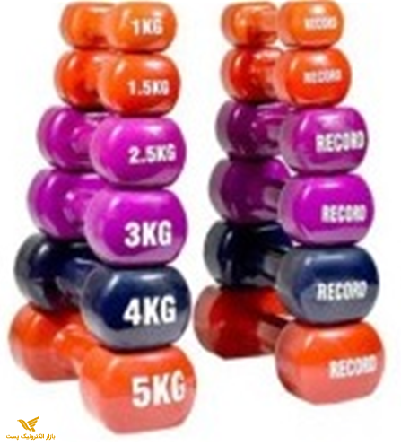 دمبل 1 کیلو فایر گلاس